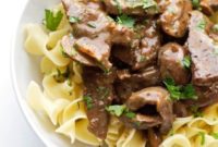 Classic Beef Stroganoff