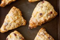 Zesty Cranberry Orange Pistachio Scones