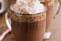 Comforting Slow Cooker Peppermint Hot Chocolate