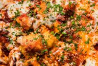 Cheater’s Skillet Ravioli Lasagna