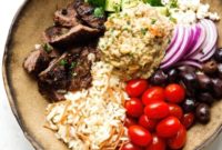 Delicious Beef Shawarma Bowls with Vermicelli Rice