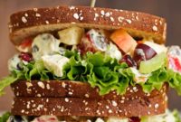 Deliciously Healthy Chicken Salad Sandwich