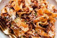 Hearty Weekend Braised Beef Ragu with Pappardelle