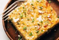 Spicy Upside-Down Mexican Breakfast Bake with Golden Hash Brown Crust