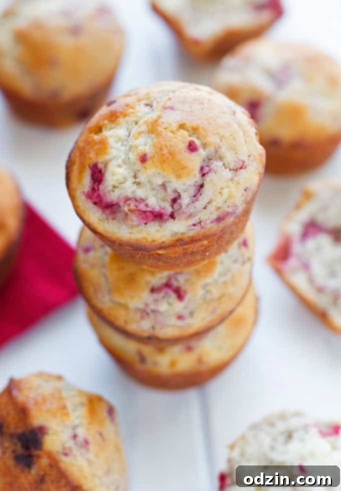 Super Moist Lemon Raspberry Muffins