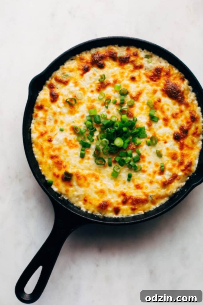 Bubbly Hot Crab Dip, perfect for parties and gatherings