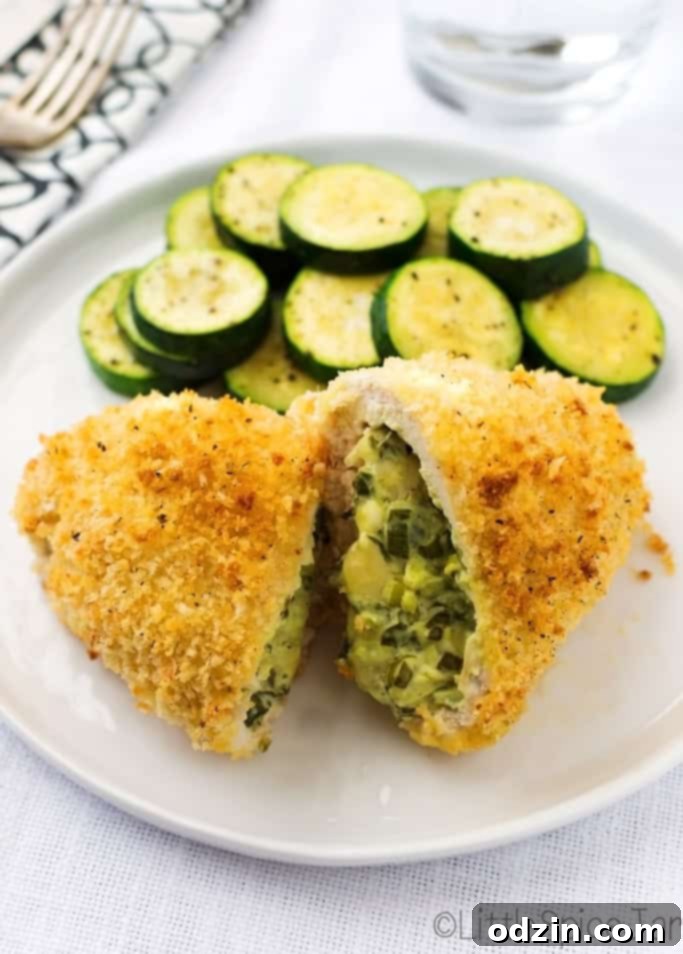 Spinach Cream Cheese Stuffed Chicken Breasts