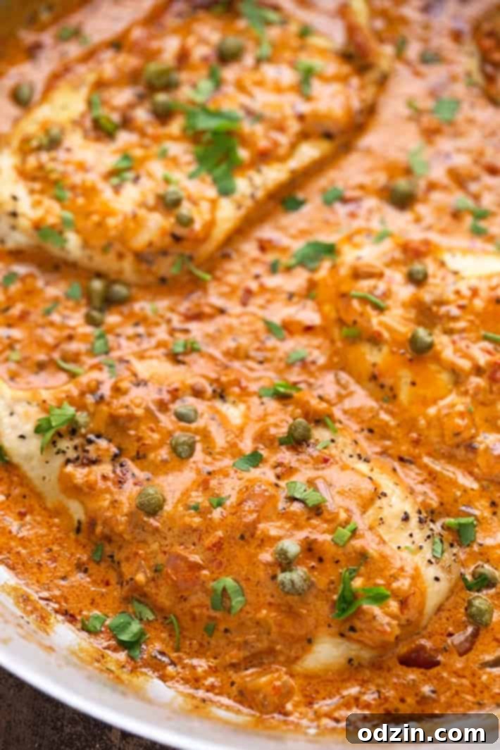 31 Power Packed Low Carb Meals 4 One skillet chicken in a creamy tomato basil sauce