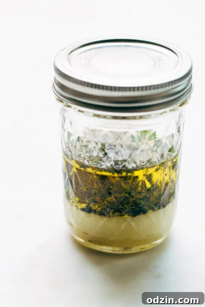 Three Bean Greek Salad ready to be served