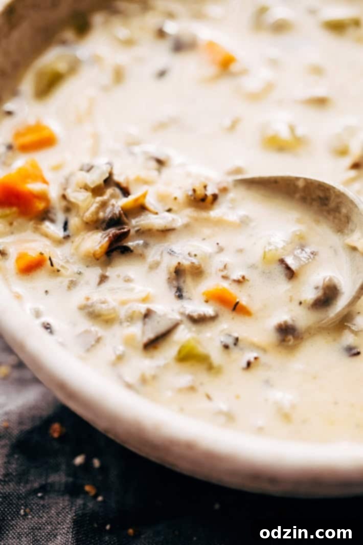 Instant Pot Chicken Wild Rice Soup - this soup is warm and filling and takes 45 minutes to make from start to finish! #instantpot #pressurecooker #soup #chickenwildricesoup #wildricesoup | Littlespicejar.com Instant Pot Chicken Wild Rice Soup - this soup is warm and filling and takes 45 minutes to make from start to finish! #instantpot #pressurecooker #soup #chickenwildricesoup #wildricesoup | Littlespicejar.com