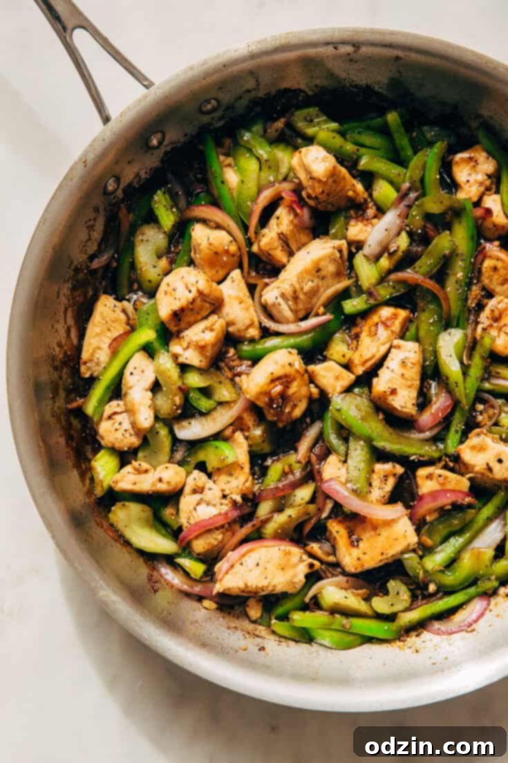 Black Pepper Chicken Stir Fry