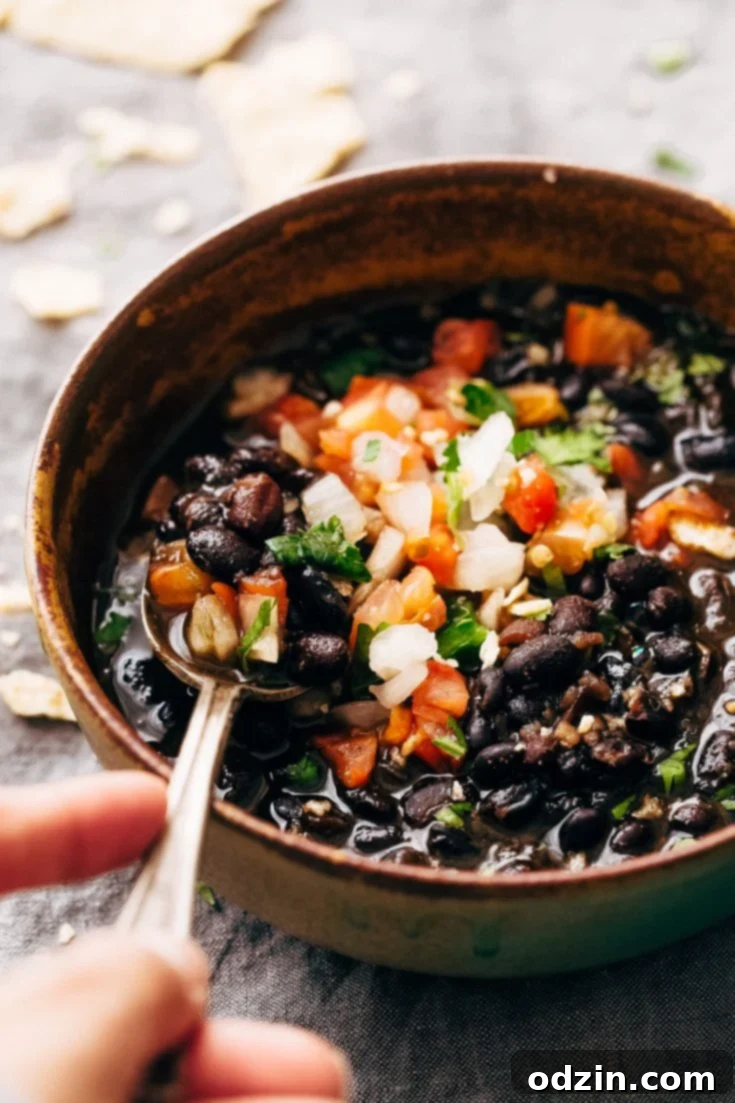 Instant Pot Easy Detoxing Black Bean Soup