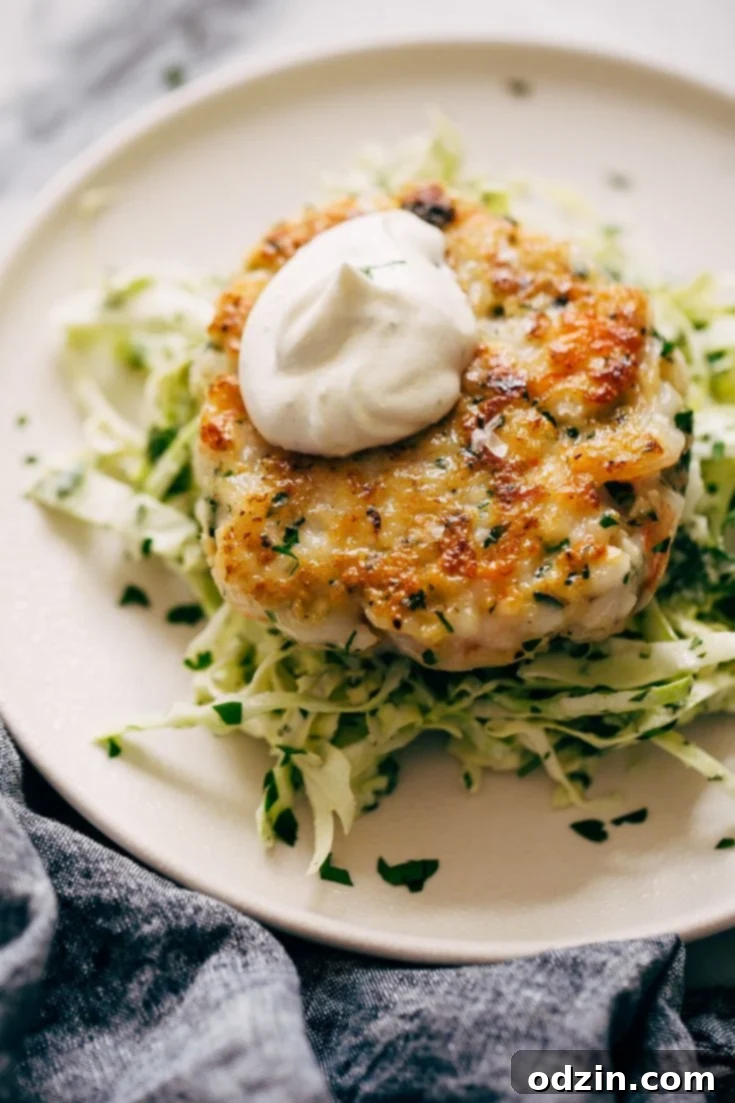 Simple Shrimp Burgers with Jalapeño Lime Slaw