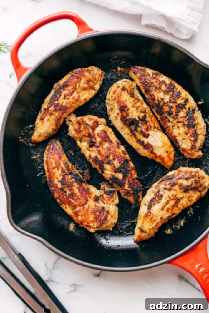 Close-up of Marinated Chicken for Gyros