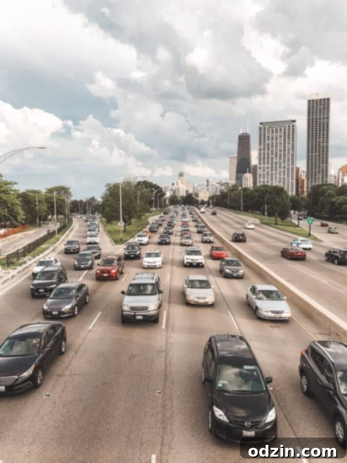 Detail shot of a historic building facade in downtown Chicago