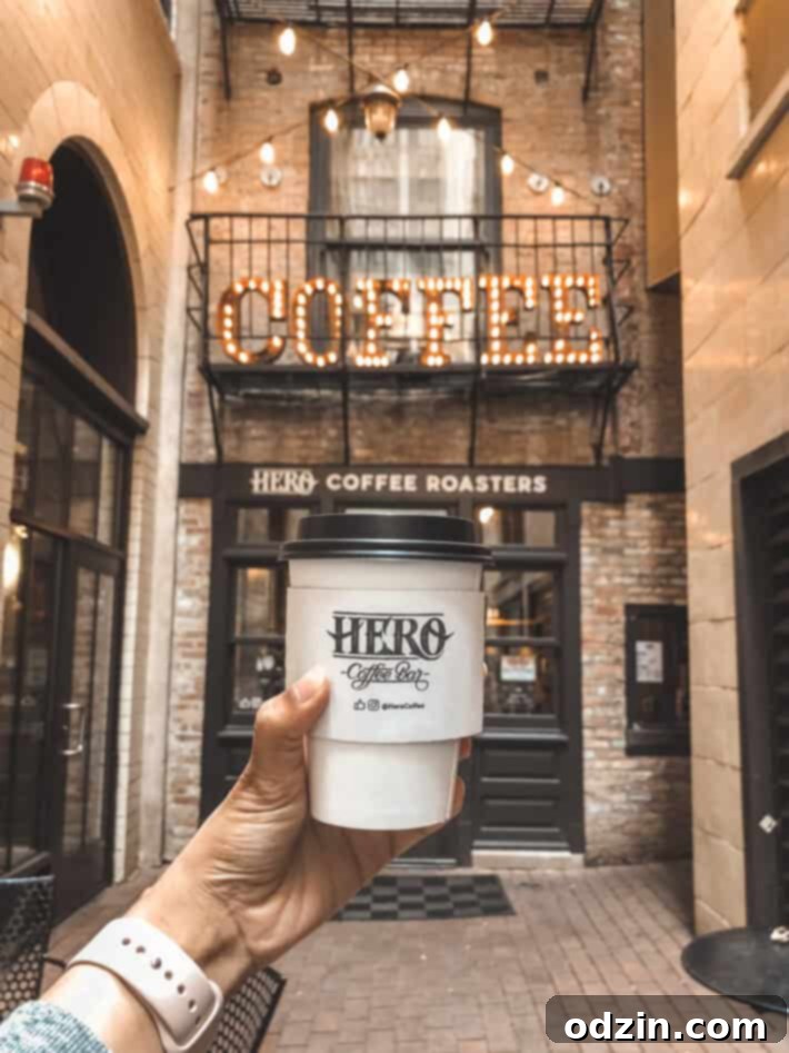 A freshly brewed cappuccino on a rustic table