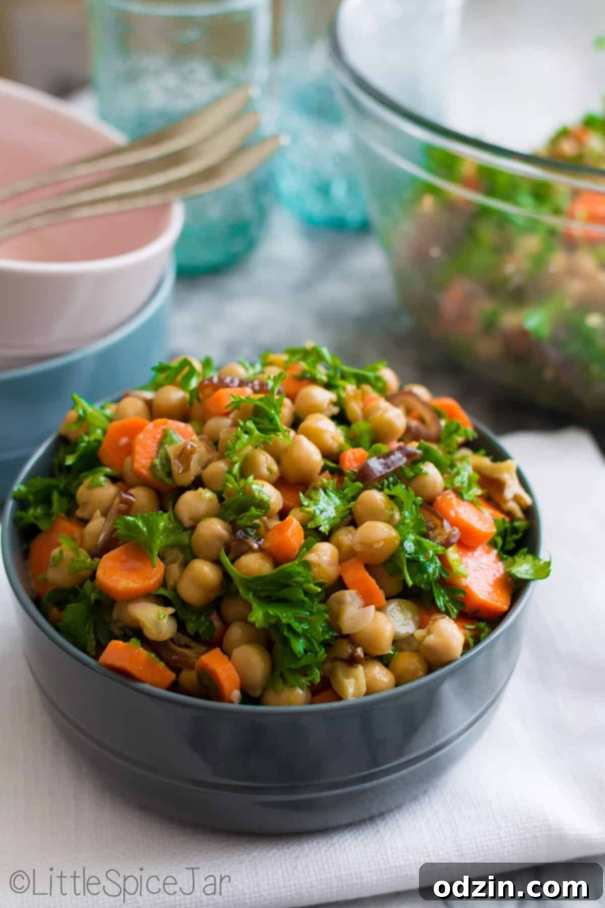 Moroccan Carrot-Chickpea Salad 8