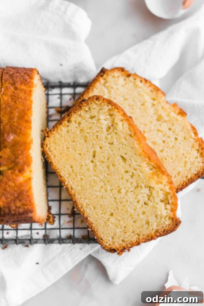 One Bowl Lemon Olive Oil Pound Cake - Learn how to make the easiest lemon olive oil pound cake in just one bowl! It takes 5 minutes to whisk together thats all! #oliveoilpoundcake #poundcake #lemonoliveoilpoundcake | Little Spice Jar