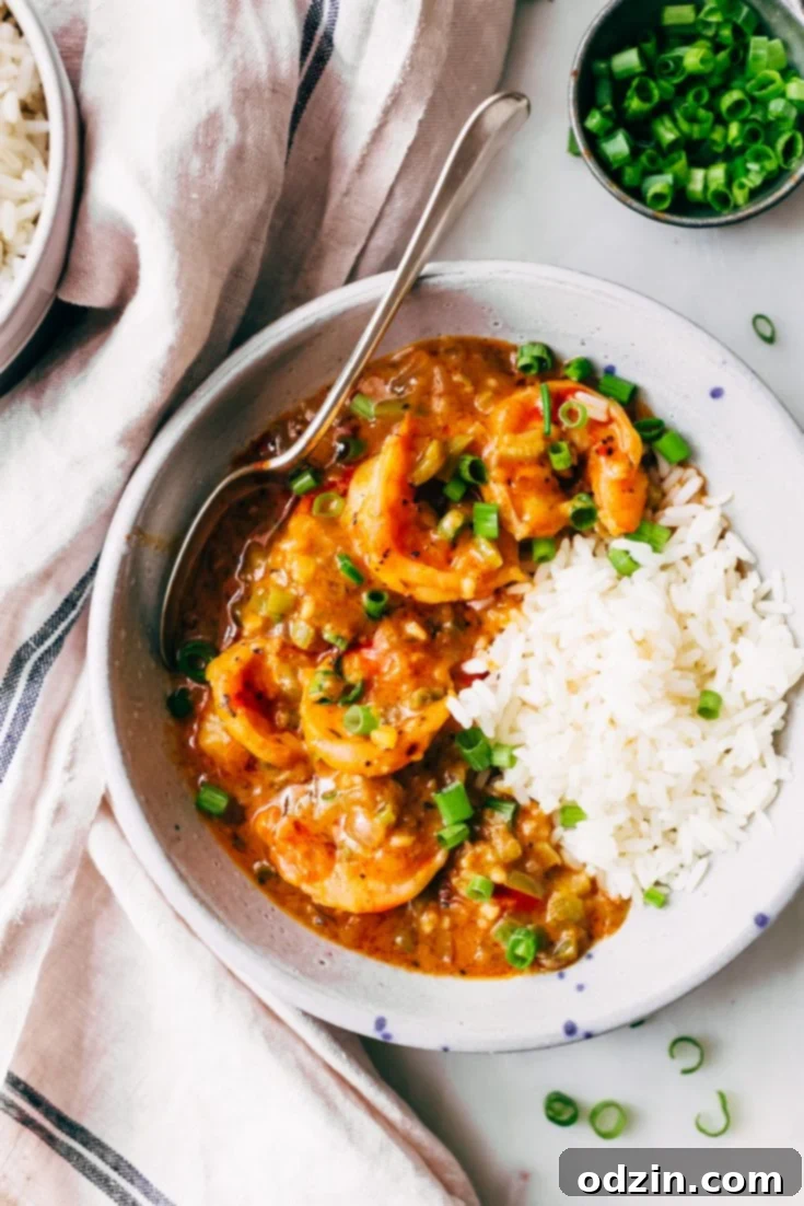 Cajun Shrimp Étouffée Recipe Pin