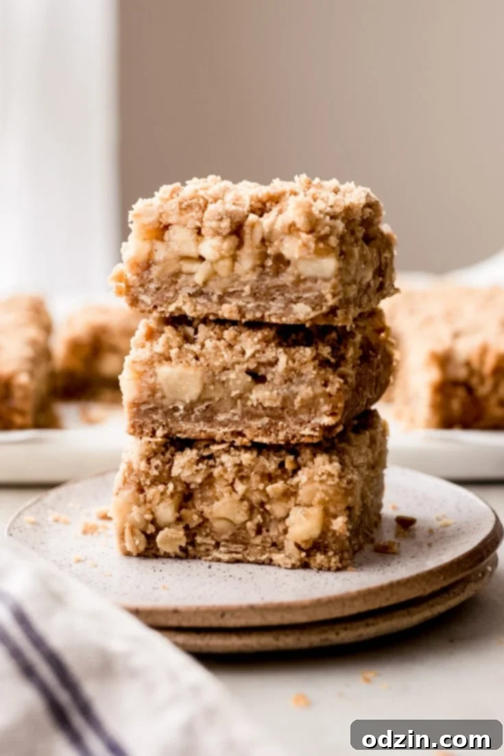 Apple Crumble Bars