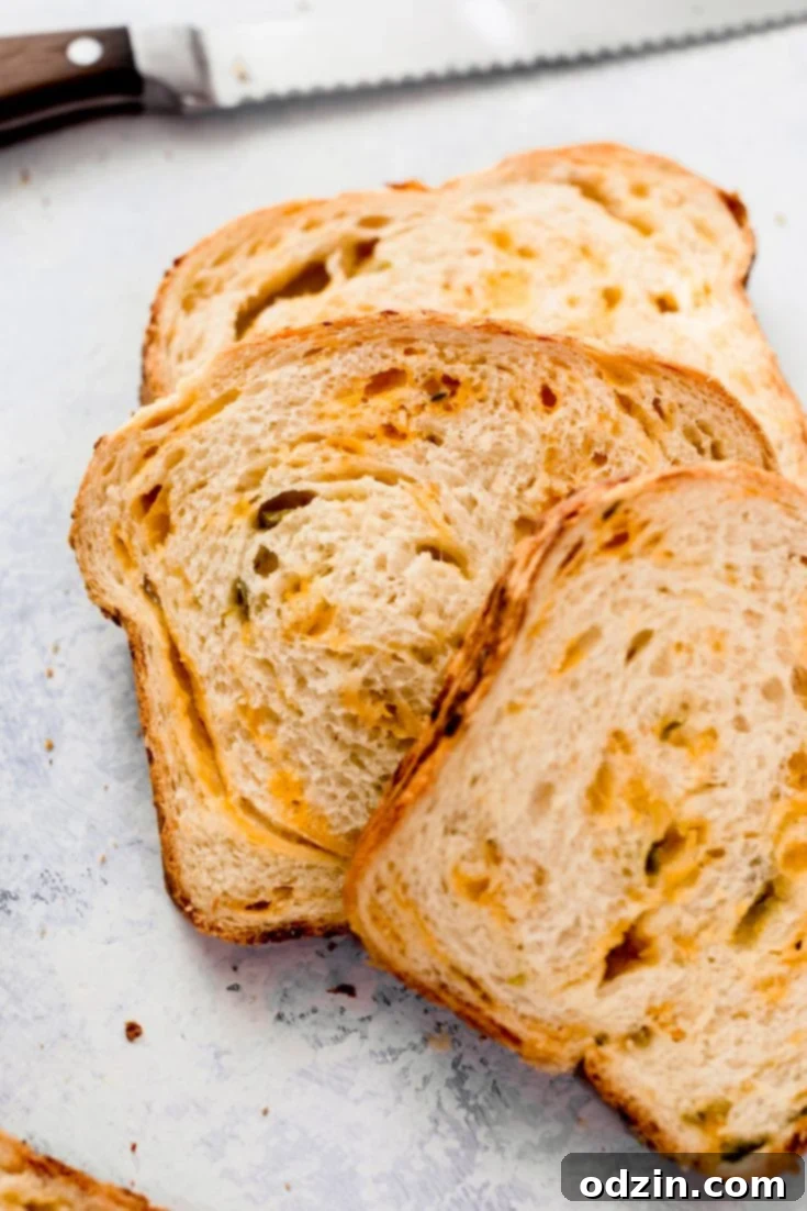 Homemade Jalapeño Cheddar Bread