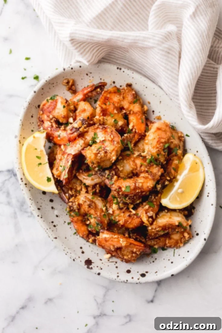 Garlicky Hawaiian Shrimp Scampi