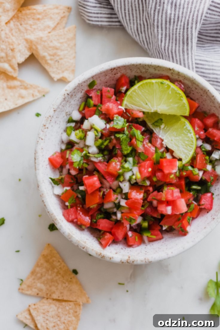 5-Ingredient Pico de Gallo
