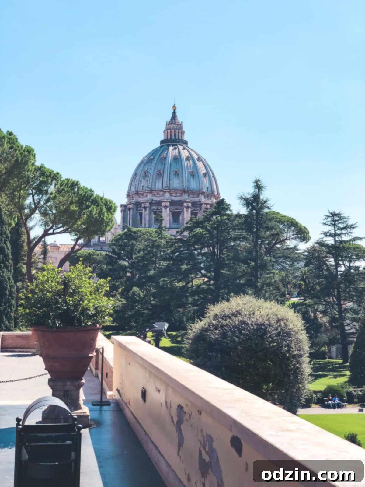 view from the Vatican in Rome