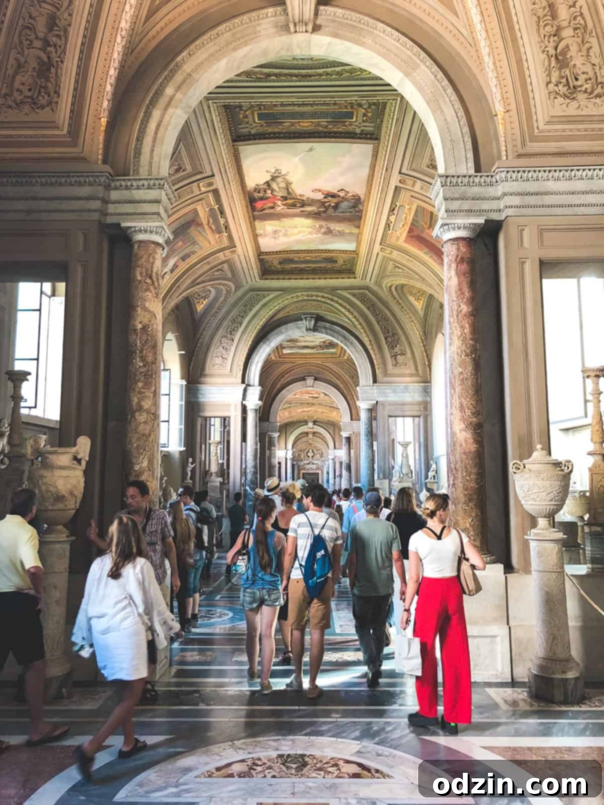 More ceiling views of the Vatican in Rome