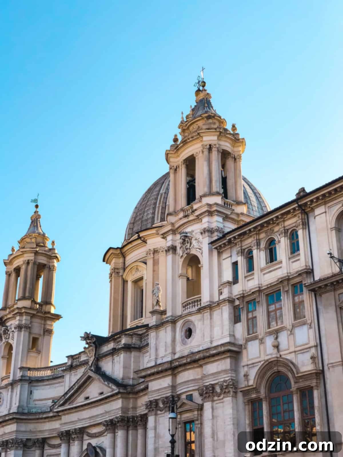 outside shot of the Vatican from the square
