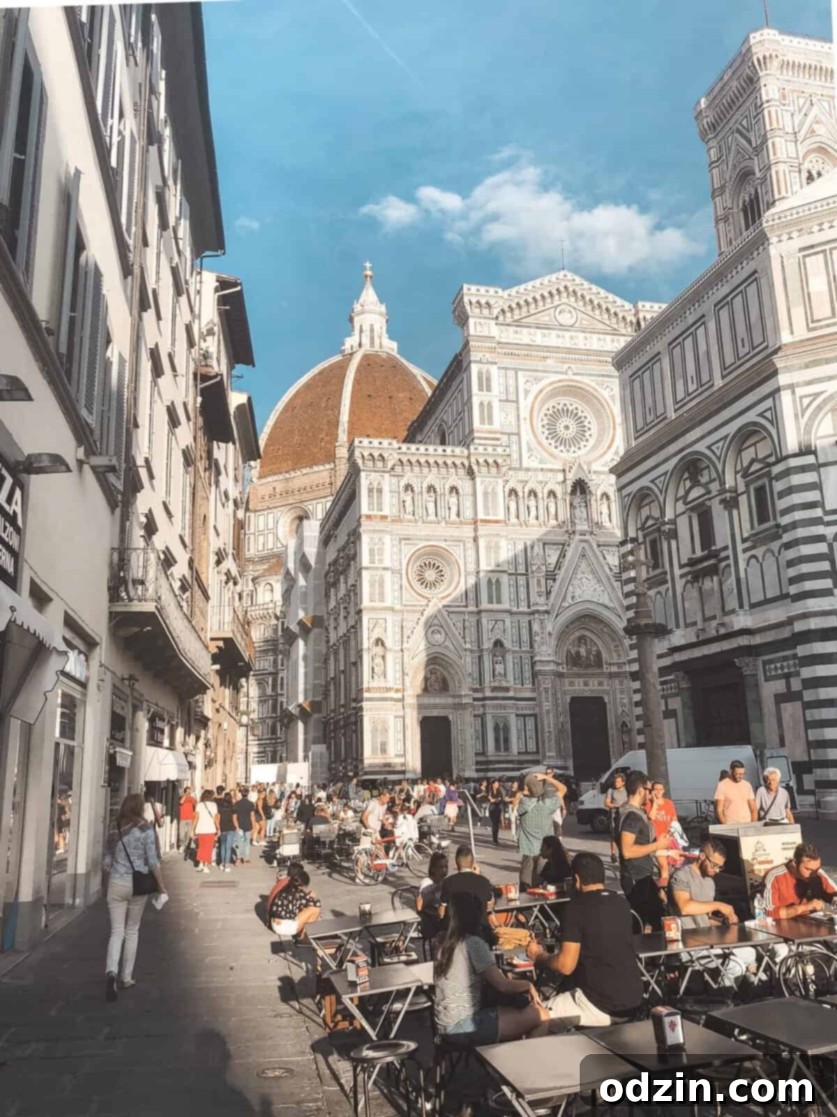 Florence with Duomo Di Firenze in the distance