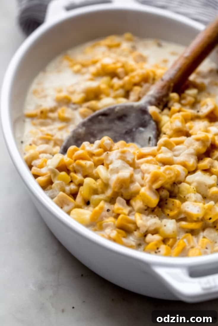 Best Ever Slow Cooker Creamed Corn