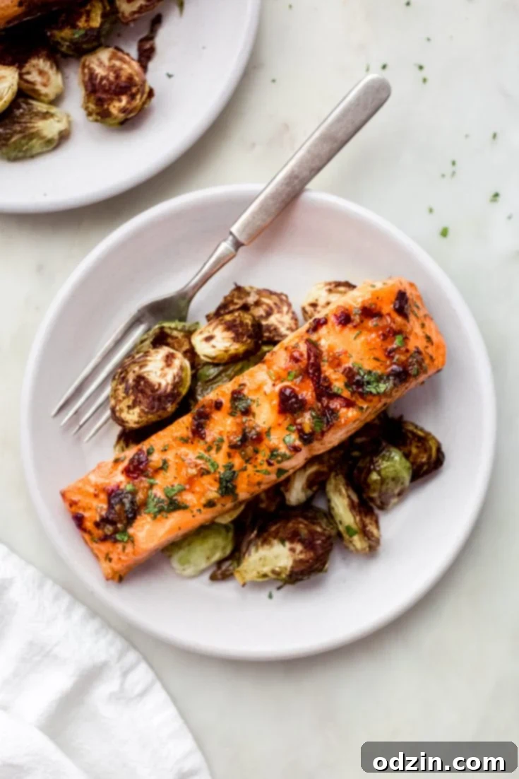 Garlic Honey Chipotle Salmon recipe pin for Pinterest