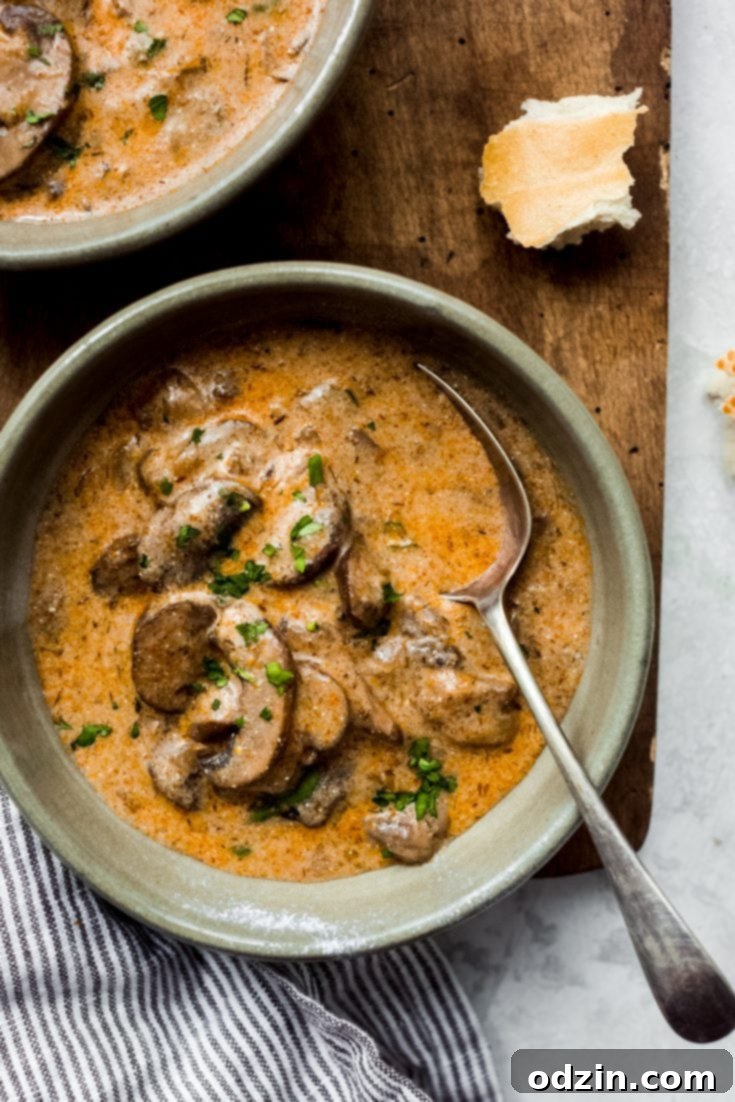 Soul-Warming Hungarian Mushroom Soup