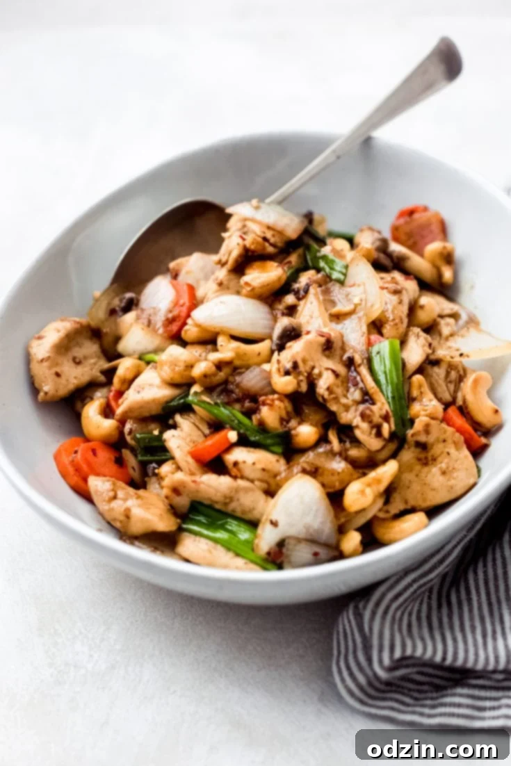 Easy Thai Cashew Chicken (Better Than Take-out!)