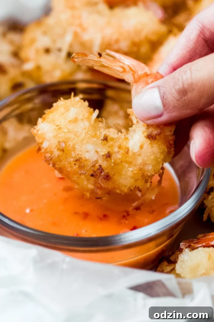 Crispy Coconut Shrimp (Air Fryer + Fried)