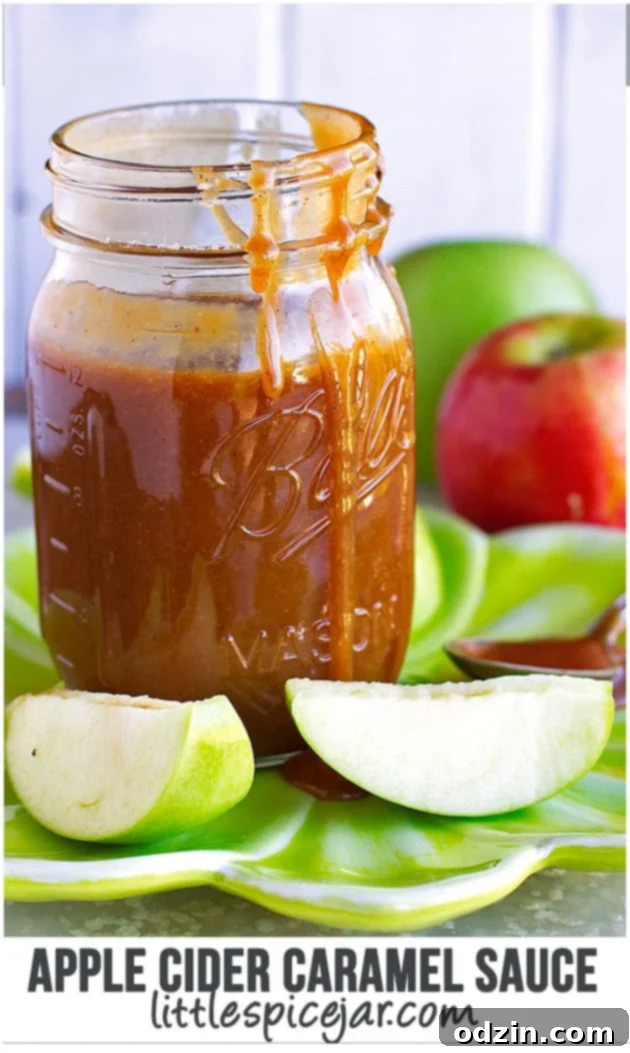 Apple Cider Caramel Sauce