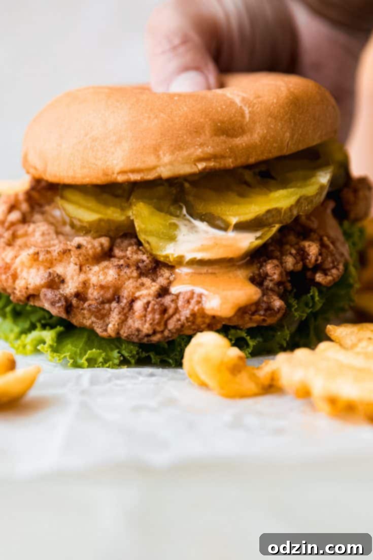 Pickle-Brined Crispy Chicken Sandwich
