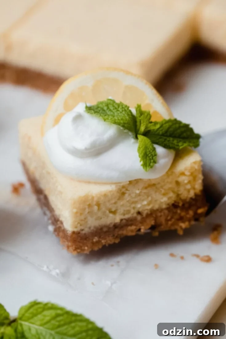 Pucker-up Creamy Lemon Squares