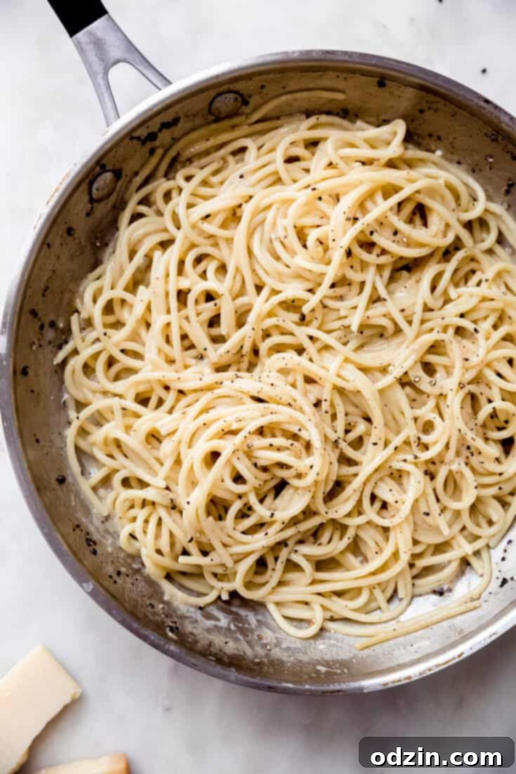 Deliciously Easy Cacio E Pepe