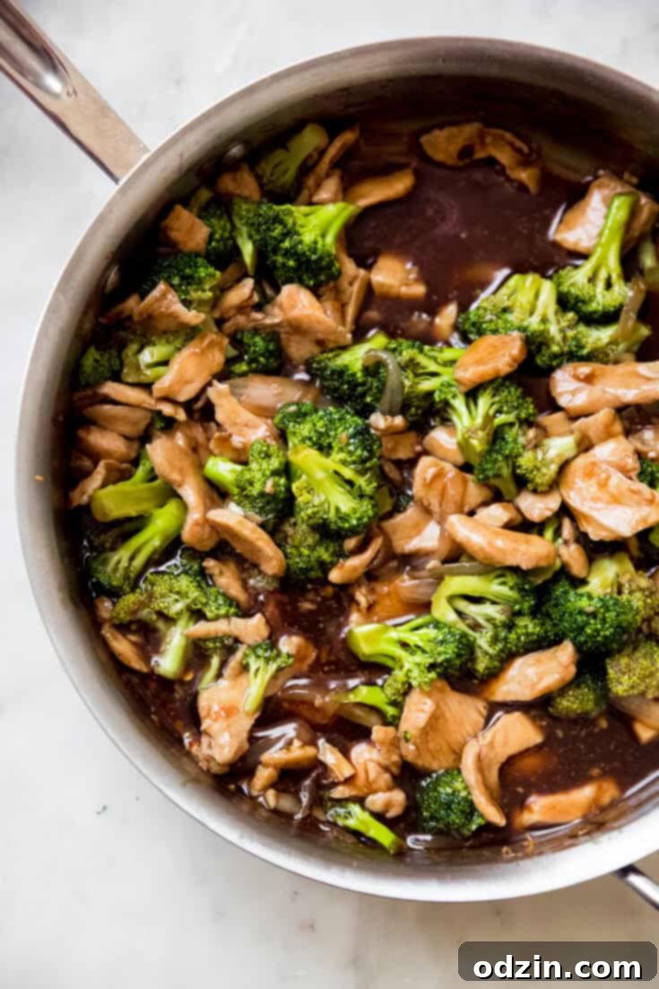 Super Saucy Chicken Broccoli Stir Fry