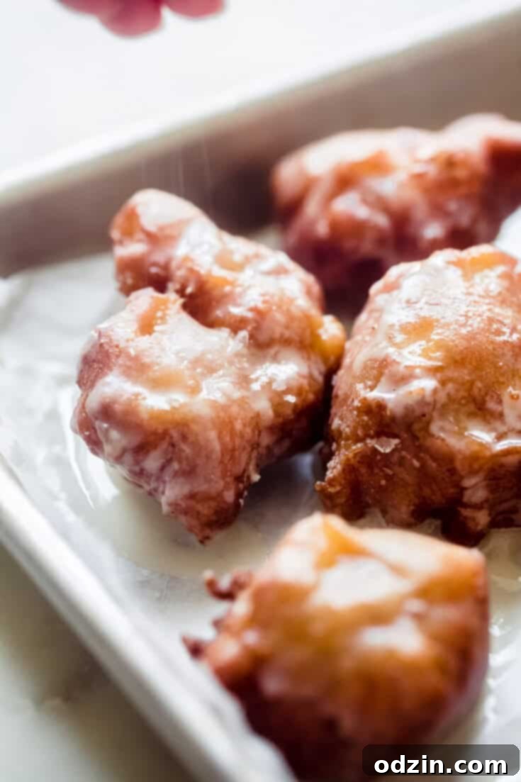 Easy Maple Honeycrisp Apple Fritters