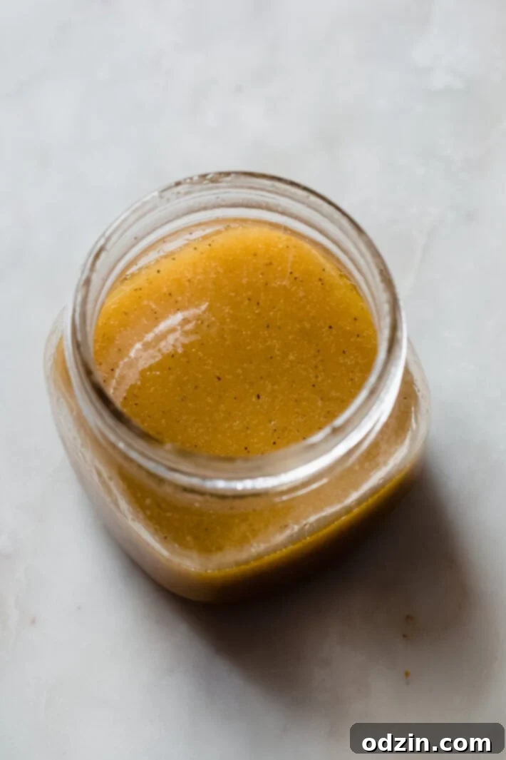prepared maple apple cider vinaigrette