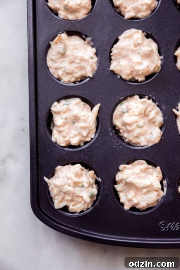 tray with bites before baking