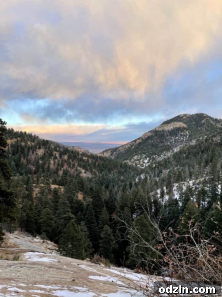 mountain range in Colorado Springs