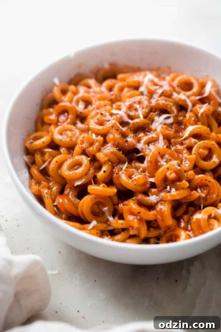 Simple, Comforting Homemade SpaghettiOs