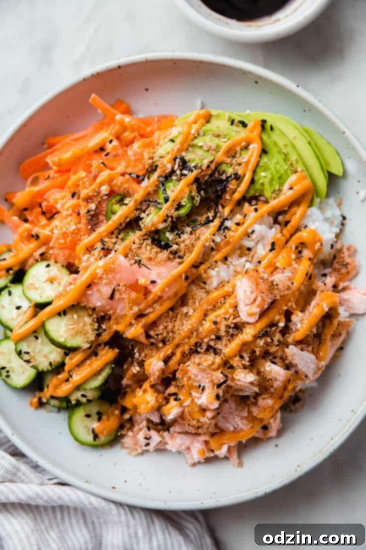 Easy Weeknight Salmon Sushi Bowls