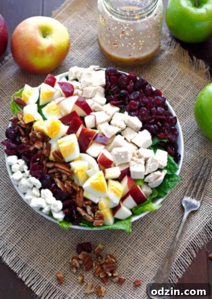 Autumn Harvest Salad with Sweet Dijon Vinaigrette