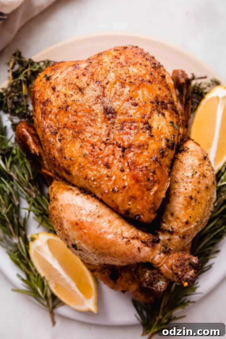 Oven Rotisserie Chicken (Faux-tisserie Chicken)