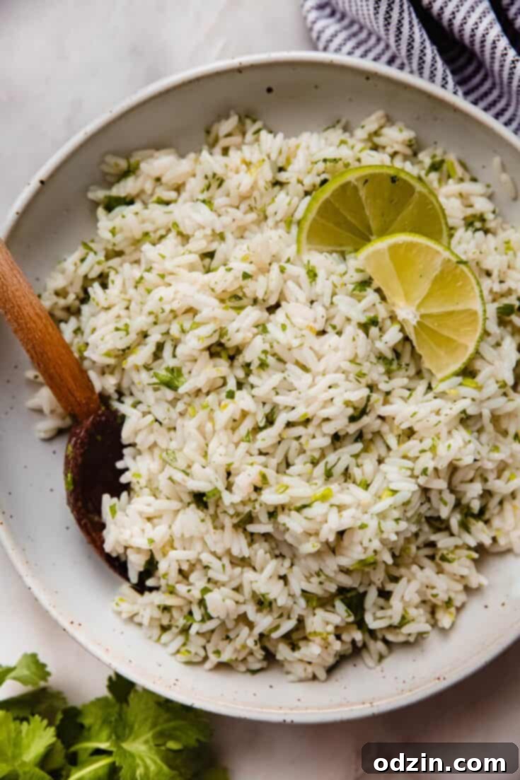 Better Than Chipotle Cilantro Lime Rice
